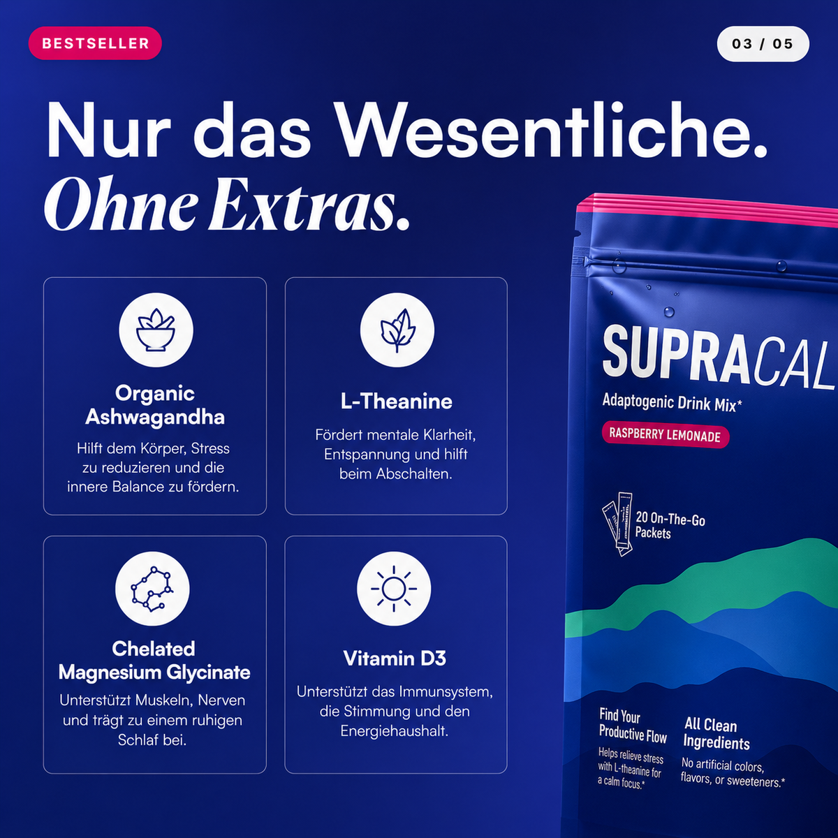 SuperCalmer-Cortisol Stack